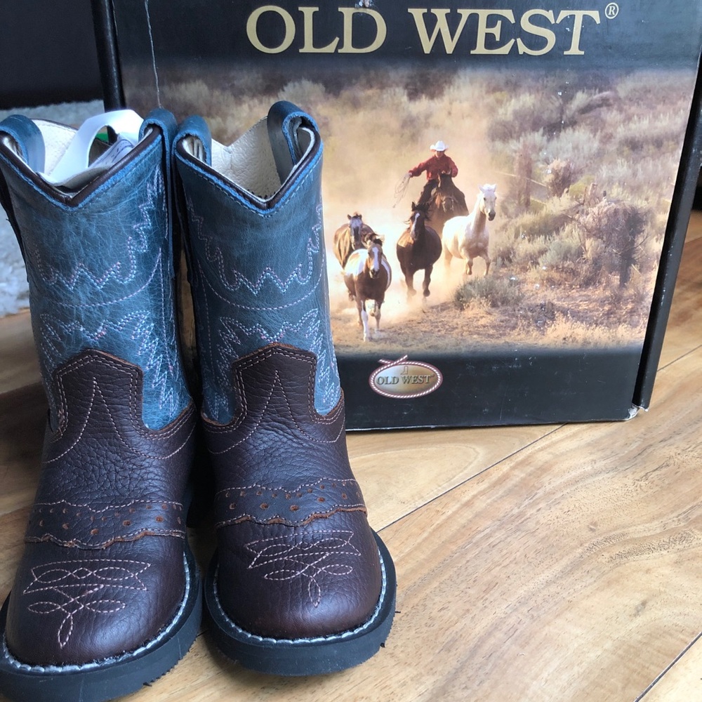 Old West authentic baby cowboy boots